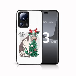 PROTEMIO MY ART Karácsonyi kivitelű borító Xiaomi 13 Lite VIDÁM CHRISTMAS (074)