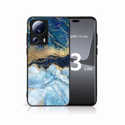 PROTEMIO MY ART Védőburkolat a Xiaomi 13-hoz Lite BLUE MARBLE (141)