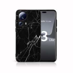 PROTEMIO MY ART Védőburkolat a Xiaomi 13-hoz Lite BLACK MARBLE (142)