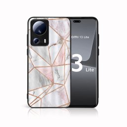 PROTEMIO MY ART Védőburkolat a Xiaomi 13-hoz Lite PINK MARBLE (143)