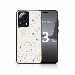 PROTEMIO MY ART Védőburkolat a Xiaomi 13-hoz Lite ORANGE TERRAZZO (165)