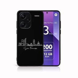PROTEMIO MY ART Védőtok a Xiaomi-hoz Redmi Note 13 Pro+ 5G SAN FRANCISCO (212)