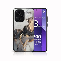 PROTEMIO MY ART Védőburkolat a Xiaomi Redmi-hoz Note 13 Pro+ 5G GREY MARBLE (140)