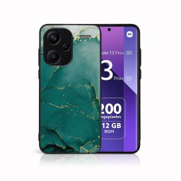 PROTEMIO MY ART Védőburkolat a Xiaomi Redmi-hoz Note 13 Pro+ 5G GREEN MARBLE (145)