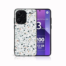 PROTEMIO MY ART Védőburkolat a Xiaomi Redmi-hoz Note 13 Pro+ 5G GREY TERRAZZO (163)