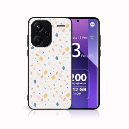 PROTEMIO MY ART Védőburkolat a Xiaomi-hoz Redmi Note 13 Pro+ 5G NARANCS TERRAZZO (165)
