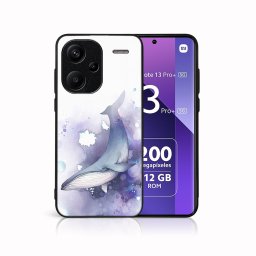 PROTEMIO MY ART Védőtok a Xiaomi-hoz Redmi Note 13 Pro+ 5G WHALE (242)