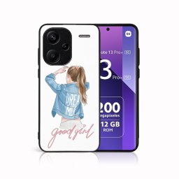 PROTEMIO MY ART1 Védőburkolat a Xiaomi-hoz Redmi Note 13 Pro+ 5G JÓ GIRL (130)