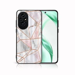 PROTEMIO MY ART Védőburkolat a Honor 200 Pro-hoz PINK MARBLE (143)