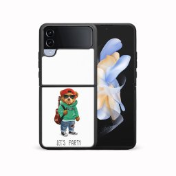 PROTEMIO MY ART Védőburkolat a Samsung-hoz Galaxy Z Flip4 5G BEAR (177)
