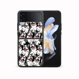 PROTEMIO MY ART Védőburkolat a Samsung-hoz Galaxy Z Flip4 5G DOG (179)