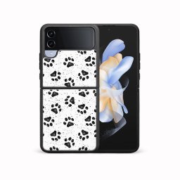 PROTEMIO MY ART Védőburkolat a Samsung-hoz Galaxy Z Flip4 5G PAWS (185)