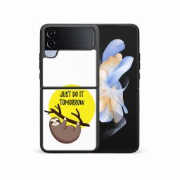 PROTEMIO MY ART Védőburkolat a Samsung-hoz Galaxy Z Flip4 5G SLOTH (188)