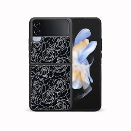 PROTEMIO MY ART Védőburkolat a Samsung-hoz Galaxy Z Flip4 5G ROSES (172)