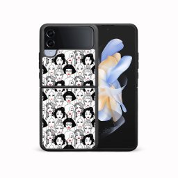 PROTEMIO MY ART Védőburkolat a Samsung-hoz Galaxy Z Flip4 5G LIPSTICK (174)
