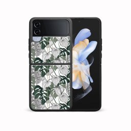 PROTEMIO MY ART Védőburkolat a Samsung-hoz Galaxy Z Flip4 5G LEAF (175)