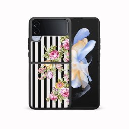 PROTEMIO MY ART Védőburkolat a Samsung-hoz Galaxy Z Flip4 5G STRIPS (176)