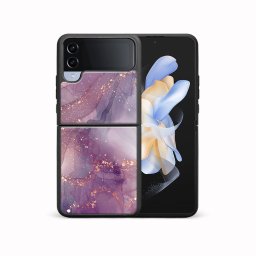 PROTEMIO MY ART Védőburkolat a Samsung-hoz Galaxy Z Flip4 5G PURPLE (148)