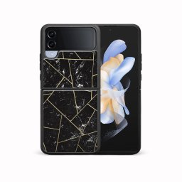 PROTEMIO MY ART Védőburkolat a Samsung-hoz Galaxy Z Flip4 5G POLYGONAL (150)