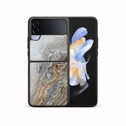 PROTEMIO MY ART Védőburkolat a Samsung-hoz Galaxy Z Flip4 5G BÉZS (151)