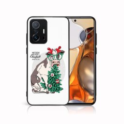 PROTEMIO MY ART Karácsonyi kivitelű borító Xiaomi 11T / 11T Pro VIDÁM CHRISTMAS (074)