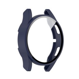 PC FULL COVER Műanyag borítás üveggel Samsung-hoz Galaxy Watch FE kék