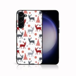 PROTEMIO MY ART Karácsonyi kivitelű borító Samsung Galaxy S24 FE 5G DEER (068)