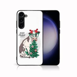 PROTEMIO MY ART Karácsonyi kivitelű borító Samsung Galaxy S24 FE 5G VIDÁM CHRISTMAS (074)