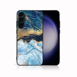 PROTEMIO MY ART Védőburkolat: Samsung Galaxy S24 FE 5G BLUE MARBLE (141)