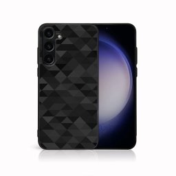 PROTEMIO MY ART Védőburkolat a Samsung-hoz Galaxy S24 FE 5G BLACK TRIANGLES (232)
