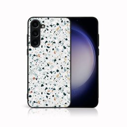 PROTEMIO MY ART Védőburkolat a Samsung-hoz Galaxy S24 FE 5G GREY TERRAZZO (163)