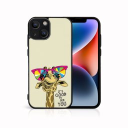 PROTEMIO MY ART Védőburkolat a Apple-hoz iPhone 15 Plus GIRAFFE (180)