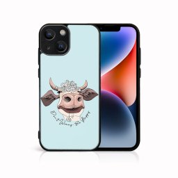 PROTEMIO MY ART Védőburkolat a Apple-hoz iPhone 15 Plus HAPPY COW (181)
