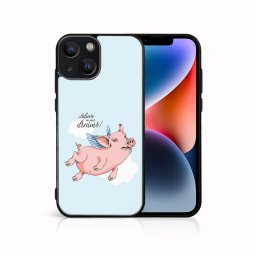PROTEMIO MY ART Védőburkolat a Apple-hoz iPhone 15 Plus PIG (186)