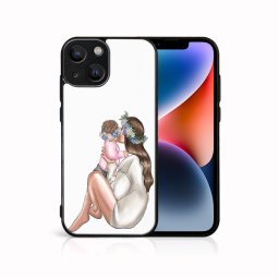 PROTEMIO MY ART Védőburkolat a Apple-hoz iPhone 15 Plus BABA GIRL (111)