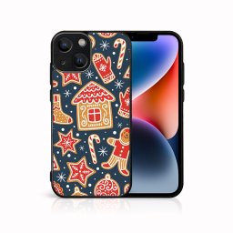 PROTEMIO MY ART Karácsonyi kivitelű borító Apple iPhone 15 Plus CHRISTMAS (069)