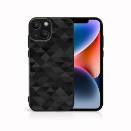 PROTEMIO MY ART Védőburkolat a Apple-hoz iPhone 15 Plus BLACK TRIANGLES (232)