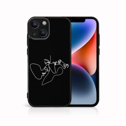 PROTEMIO MY ART Védőburkolat a Apple-hoz iPhone 15 Plus FACES (196)