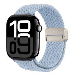 DUX FONÁSOS Nylon szíj Apple Watch 10-hez 46mm világoskék