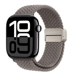 DUX FONÁSOS Nylon szíj Apple Watch 10-hez 46mm szürke
