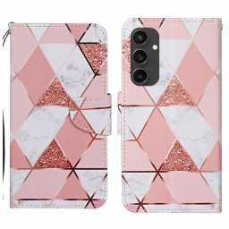 ART Tárcatakaró: Samsung Galaxy S24 FE 5G PINK MARBLE