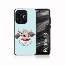 PROTEMIO MY ART Védőburkolat a Xiaomi-hoz Redmi 13 HAPPY COW (181)