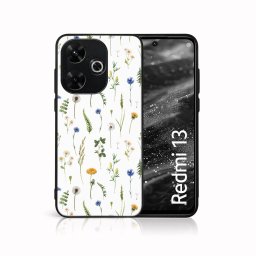 PROTEMIO MY ART Védőburkolat a Xiaomi-hoz Redmi 13 WILDFLOWER (153)
