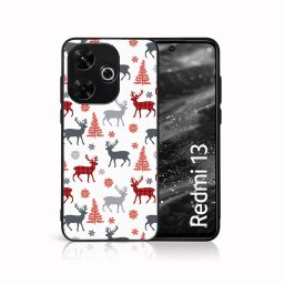 PROTEMIO MY ART Karácsonyi kivitelű borító Xiaomi Redmi 13 DEER (068)