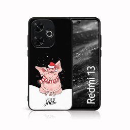 PROTEMIO MY ART Karácsonyi dizájnú borító Xiaomi Redmi 13 HAJJON HÓT (075)