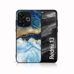 PROTEMIO MY ART Védőburkolat a Xiaomi-hoz Redmi 13 BLUE MARBLE (141)