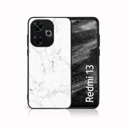 PROTEMIO MY ART Védőburkolat a Xiaomi-hoz Redmi 13 WHITE MARBLE (144)