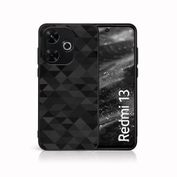 PROTEMIO MY ART Védőburkolat a Xiaomi-hoz Redmi 13 BLACK TRIANGLES (232)