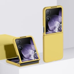 PLASTIC Műanyag védőburkolat a Xiaomi MIX-hez Flip sárga