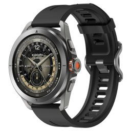 SILICONE Cserélhető szíj Xiaomi-hoz Watch S4 Sport fekete